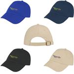 AH1007 Brushed Cotton Twill Cap With Embroidered Custom Imprint